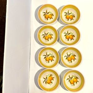 Vintage Harmony House Tangerine bowls